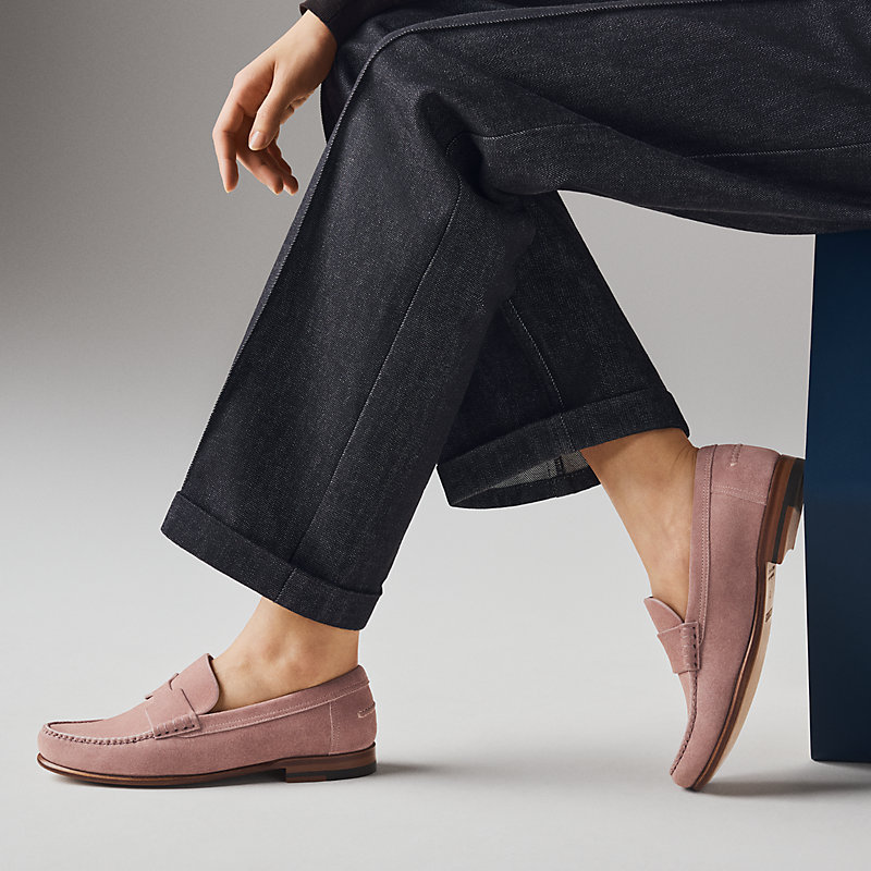 Kennedy loafer - Pink | Hermès USA